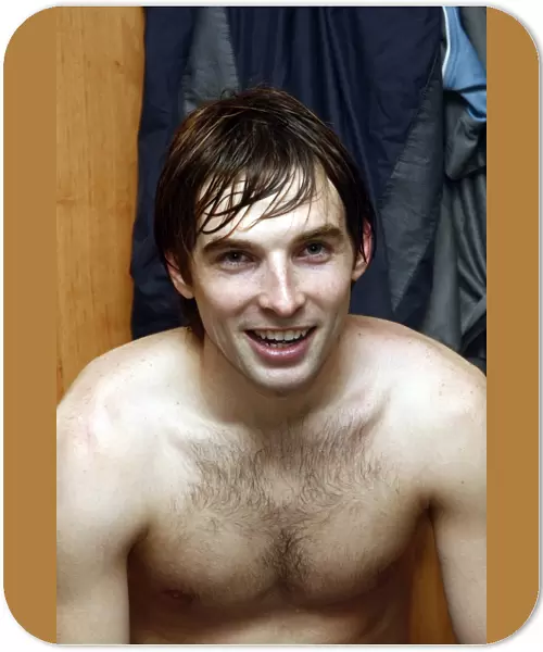 Bobby Convey after the celebrations at Leicester
