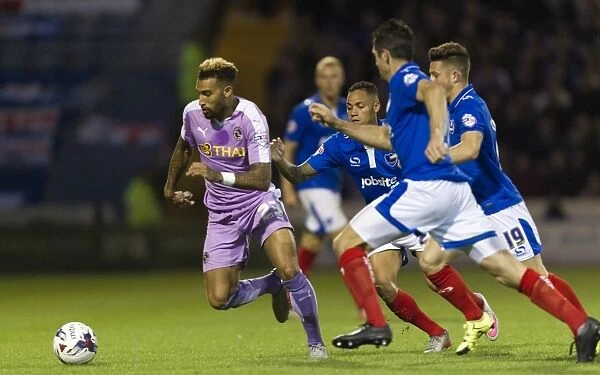 Danny Williams Chased Down at Fratton Park: Reading vs. Portsmouth in the Capital One Cup Second Round