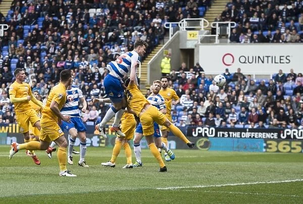 Disallowed Goal: Jake Cooper's Header for Reading Against Preston North End in Sky Bet Championship