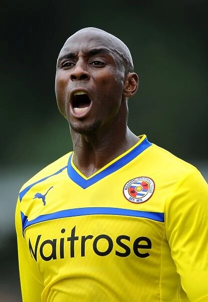 Jason Roberts in Action: Reading FC vs. AFC Wimbledon - Pre-Season Friendly at The Cherry Red Records Stadium