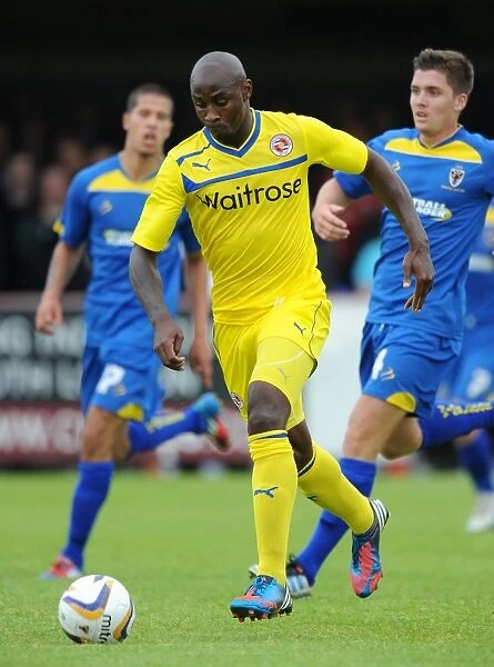 Jason Roberts in Action: Reading FC vs. AFC Wimbledon at The Cherry Red Records Stadium