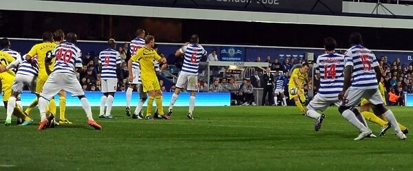 Nicky Shorey Scores His Second Goal: QPR vs. Reading - Capital One Cup Third Round