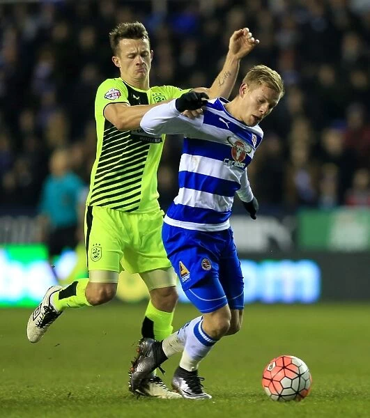 Red Card Showdown: Hogg vs. Vydra (FA Cup) - Huddersfield Town's Hogg Ejected for Foul on Reading's Vydra