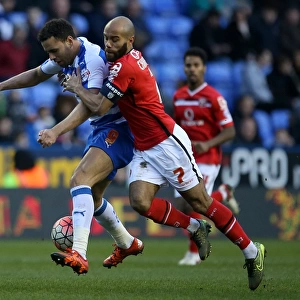 Battle for the Ball: Hal Robson-Kanu vs. Adam Chambers - Reading vs. Walsall FA Cup Clash