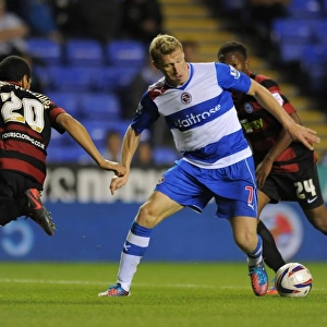 Capital One Cup Jigsaw Puzzle Collection: Capital One Cup : Round 2 : Reading v Peterborough United :Madejski Stadium : 28-08-2012
