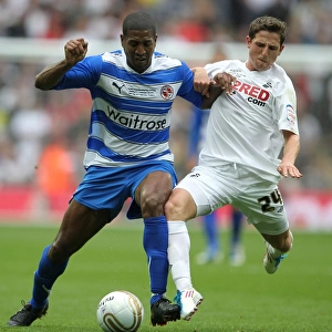 Battle at Wembley: Leigertwood vs. Allen - Reading vs. Swansea City Championship Play-Off Final: A Clash of Midfield Titans