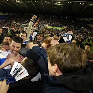 Ian Harte's Euphoric Moment: Reading FC Celebrates Championship Victory over Nottingham Forest