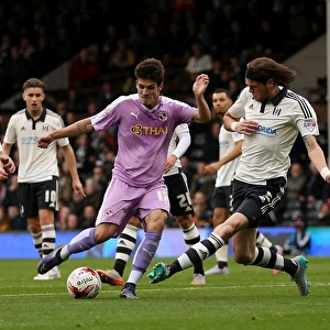 Lucas Piazon in Action: Reading FC vs Fulham, Sky Bet Championship - Craven Cottage