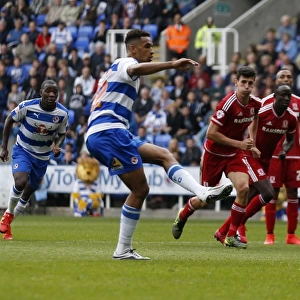 Nick Blackman Scores Penalty: Reading's Second Goal Against Middlesbrough in Sky Bet Championship (Madejski Stadium)