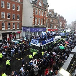 Reading FC's Championship-Winning Team Celebrates Promotion with Triumphant Parade through Reading
