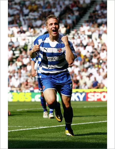 Clash in the Barclays Premiership: Derby County vs Reading - May 11, 2008