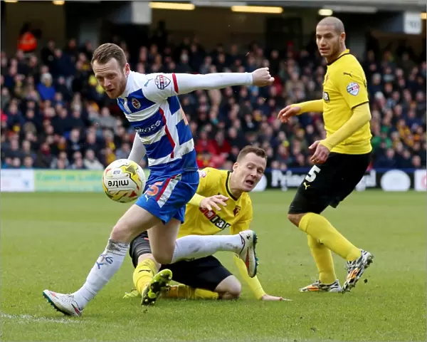 Jake Taylor in Action: Reading FC vs. Watford - Sky Bet Championship