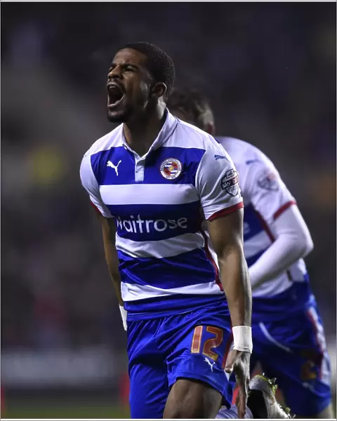 Garath McCleary Scores Reading's Second Goal in FA Cup Quarter-Final Replay Against Bradford City