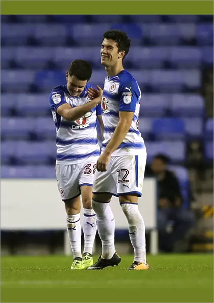 Reading Celebrate as Liam Kelly Scores Second Goal vs. Gillingham in Carabao Cup