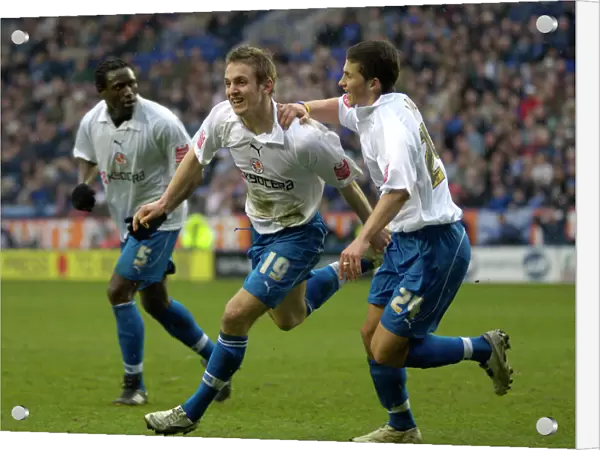 Kevin Doyle scores for Reading against Leicester City