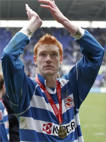 Dave Kitson applauds the fans