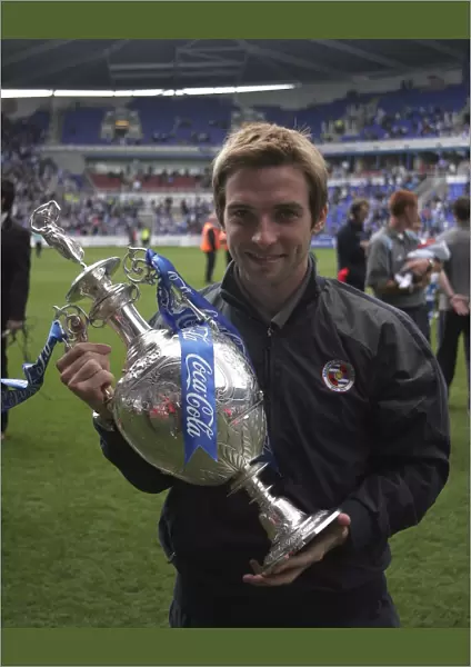 Bobby Convey and Championship Trophy