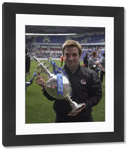 Bobby Convey and Championship Trophy