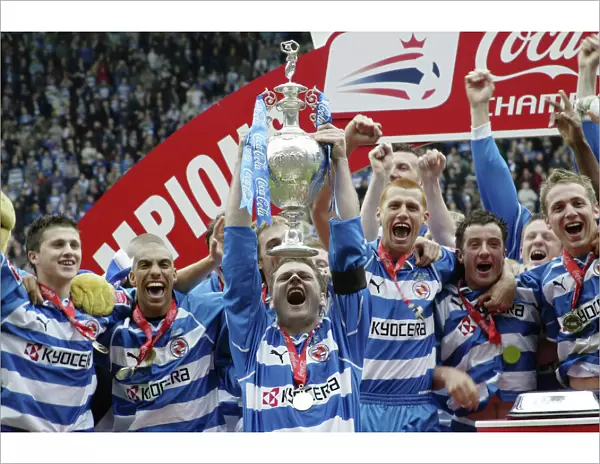 Reading FC's Glorious Moment: Murty Lifts the Championship Trophy
