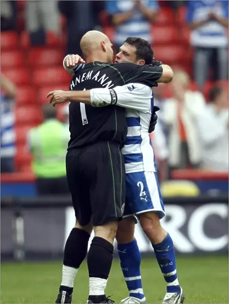 Graeme Murty and Marcus Hahnemann celebrate the win