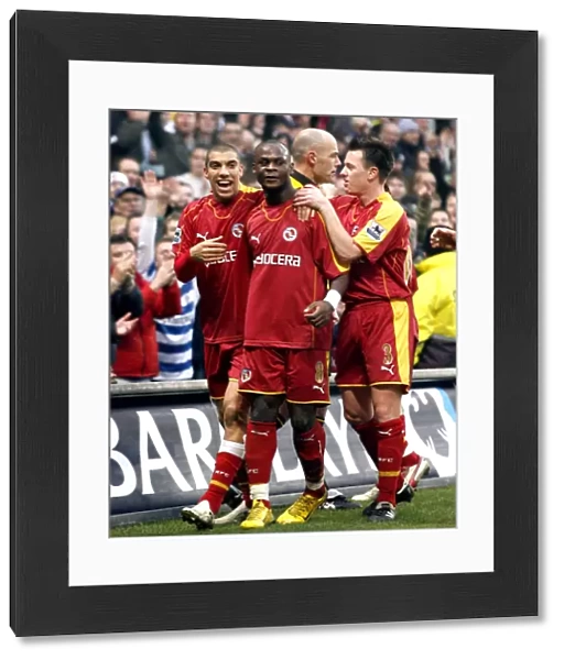 James Harper & Nicky Shorey join Leroy Lita to celebrate his 2nd goal against Manchester City