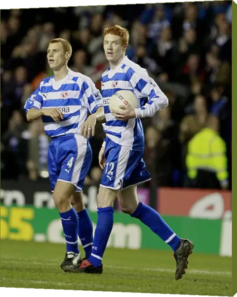 Dave Kitson returns the ball to the centre circle after scoring his 23rd minute goal