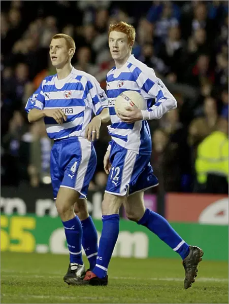 Dave Kitson returns the ball to the centre circle after scoring his 23rd minute goal