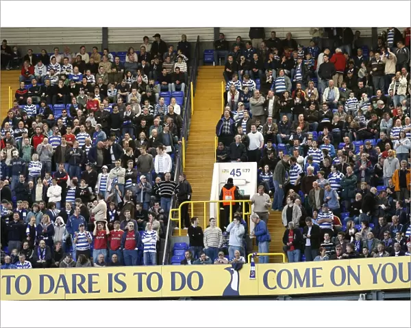 A Sea of Blue: Reading Fans at White Hart Lane during Spurs vs. Reading, FA Barclays Premiership (2007)