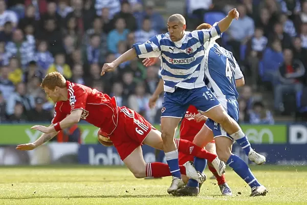 James Harper & Steve Sidwell see off the challenge of John Arne Riise