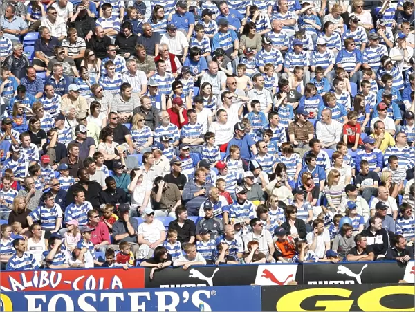 Reading Fans at the last home game of the season against Watford