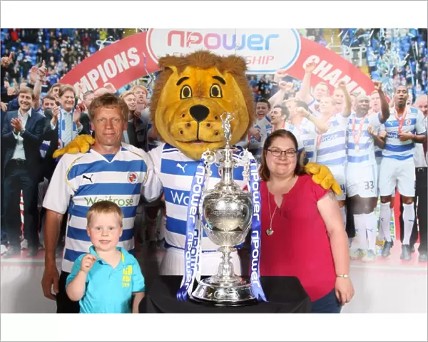 Reading FC's Unforgettable Championship Victory: Triumphant Moment with Fans and the 2012 Trophy