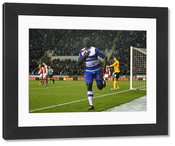 Jason Roberts Euphoric Moment: First Goal Against Arsenal in Reading's Capital One Cup Victory (October 30, 2012)