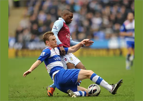 Battle for the Ball: Zogbia vs. Pearce - Aston Villa vs. Reading in the Premier League