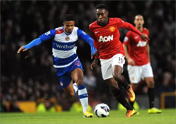 Intense Battle for Possession: McCleary vs. Welbeck at Old Trafford (Premier League)
