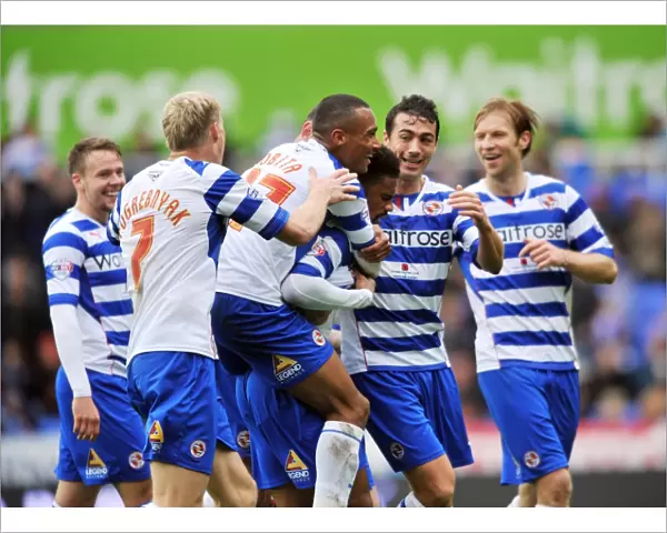 Garath McCleary Scores Thrilling First Goal: Reading FC vs. Queens Park Rangers in Sky Bet Championship at Madejaki Stadium