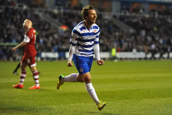 Adam Le Fondre Scores Thrilling First Goal for Reading in Championship Clash Against Middlesbrough at Madejski Stadium
