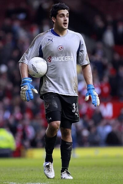 Adam Federici during the warm up at Old Trafford