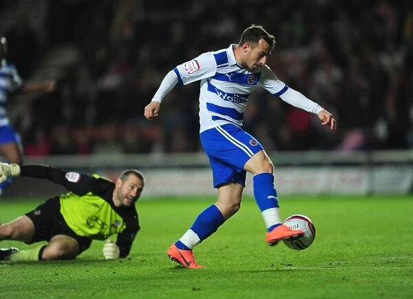 Adam Le Fondre's Thrilling Round-the-Keeper Goal: Reading's Third in Championship Showdown vs. Southampton (2012)
