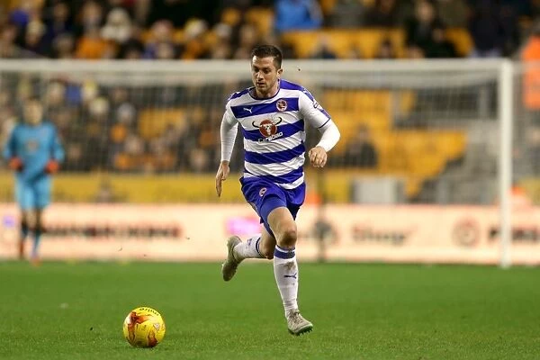 Andrew Taylor in Action: Wolves vs Reading - Sky Bet Championship at Molineux