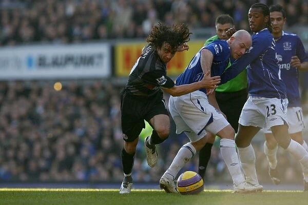 A Battle in the 2007 / 08 Barclays Premiership: Everton vs. Reading