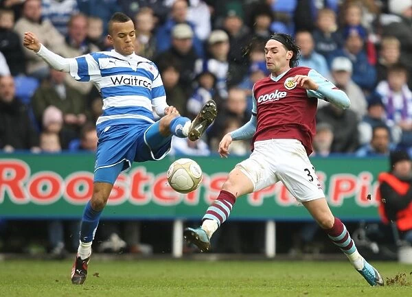 Battle for the Ball: Bertrand vs. Eagles in the FA Cup Fourth Round - Reading vs. Burnley