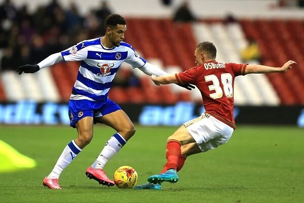 Battle for the Ball: Osborn vs. Blackman in Intense Championship Clash between Nottingham Forest and Reading