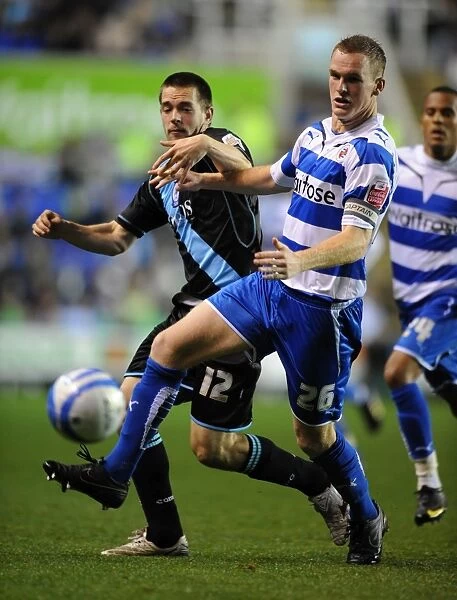 Battle for the Ball: Pearce vs. Fryatt - Reading vs. Leicester City Championship Showdown at Madejski Stadium