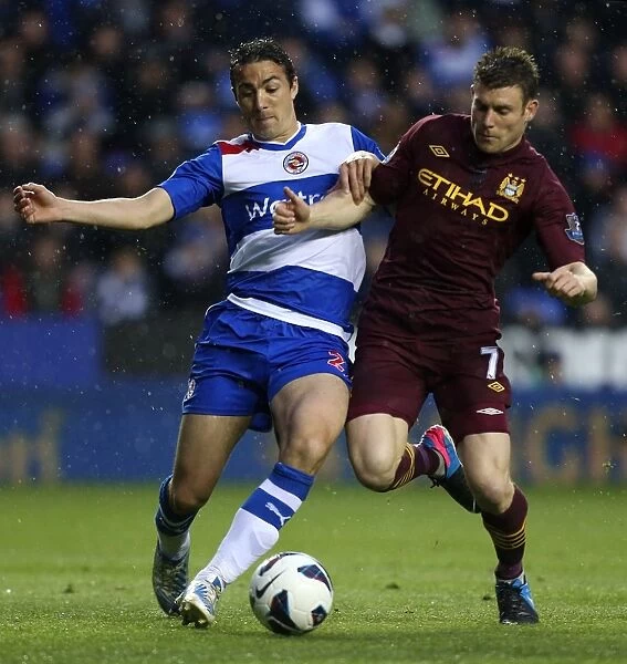 Battle for the Ball: Stephen Kelly vs. James Milner, Reading vs. Manchester City (14-05-2013)