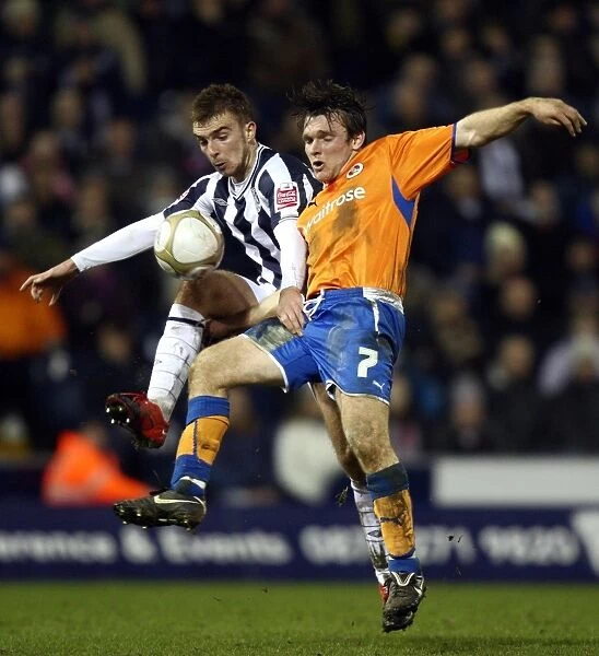 Battle for the Ball: Tabb vs. Morrison - FA Cup Fifth Round Replay: Reading vs. West Bromwich Albion