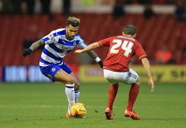 Battle for the Ball: Vaughan vs. Williams - Nottingham Forest vs. Reading Championship Clash at City Ground