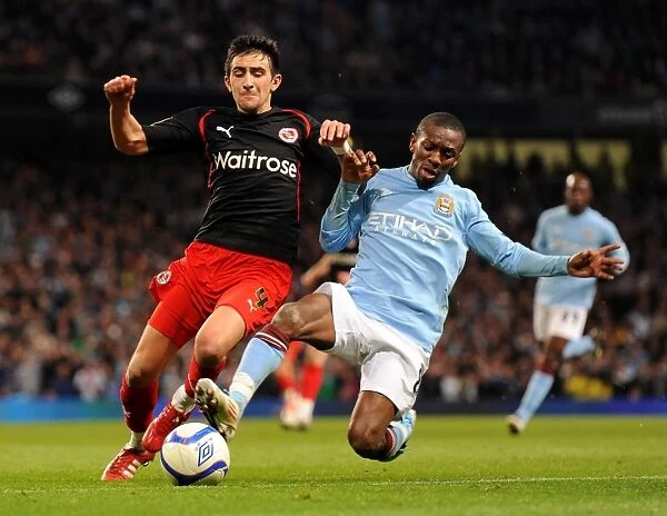 A Battle in the FA Cup Sixth Round: Jem Karacan vs. Shaun Wright-Phillips - Manchester City vs. Reading