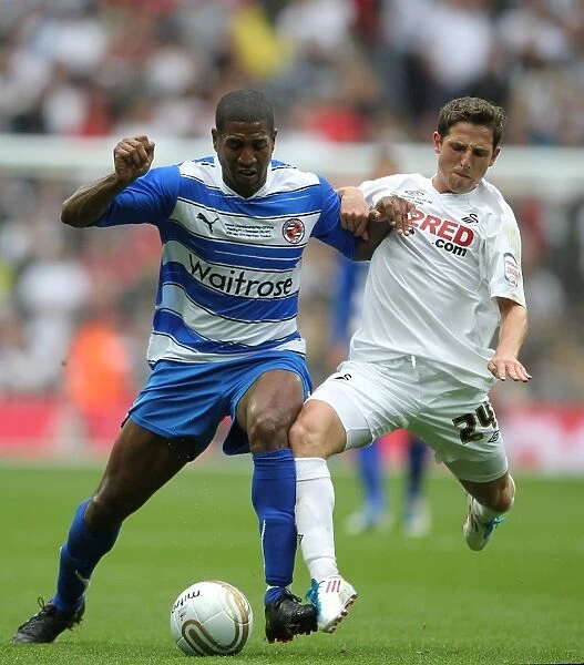Battle at Wembley: Leigertwood vs. Allen - Reading vs. Swansea City Championship Play-Off Final: A Clash of Midfield Titans