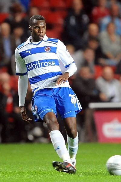 Bongani Khumalo in Action: Reading FC vs Charlton Athletic in Carling Cup