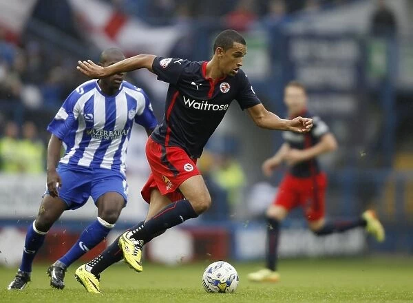 Charging Forward: Nick Blackman's Determined Advance in Reading's Sky Bet Championship Clash vs. Sheffield Wednesday at Hillsborough